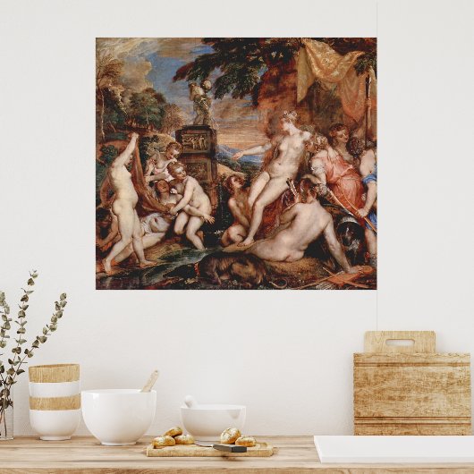 ダイアナとカリストスのポスター ポスター (キッチン)