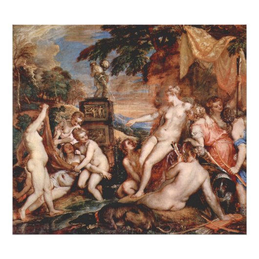 ダイアナとカリストスの写真プリント フォトプリント (正面)