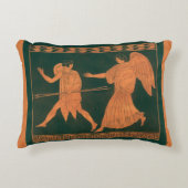 ダイアナと天使、ローマヴィンテージ神話 アクセントクッション (正面)