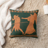 ダイアナと天使、ローマヴィンテージ神話 クッション (ブランケット)