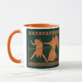 ダイアナと天使、ローマヴィンテージ神話 マグカップ (左)