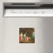 ダイアナと彼女の乙女，狩り後， 1626 マグネット (インサイチュ (食洗機))