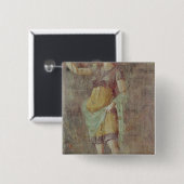 ダイアナの彫像、ポンペイから、c.50-59 缶バッジ (正面&裏面)