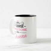 ダイアナもちろん私は素晴らし名前 ツートーンマグカップ (正面左)