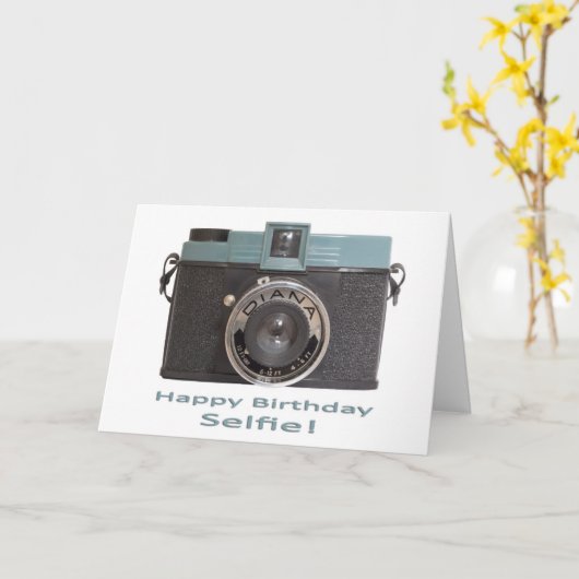 ダイアナカメラ カード (黄色い花)