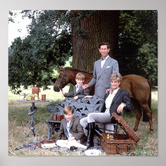 ダイアナチャールズ・ウィリアム・ハリー1992 ポスター (正面)