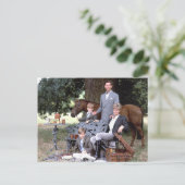 ダイアナチャールズ・ウィリアム・ハリー1992 ポストカード (スタンド正面)