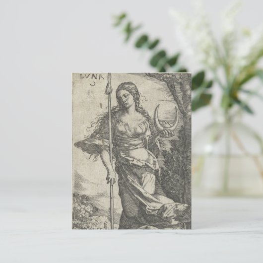 ダイアナルナヴィンテージイラストレーションはがき ポストカード (スタンド正面)