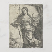 ダイアナルナヴィンテージイラストレーションはがき ポストカード (正面)