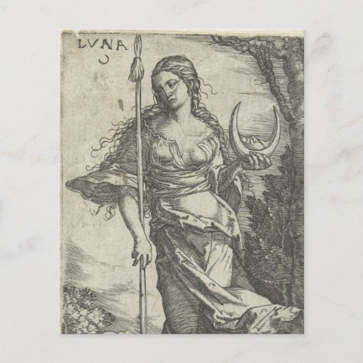 ダイアナルナヴィンテージイラストレーションスクラップブック紙 (正面)