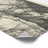 ダイアナルナヴィンテージイラストレーションポスター ポスター (角)