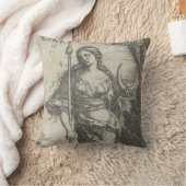 ダイアナルナヴィンテージイラストレーション クッション (ブランケット)