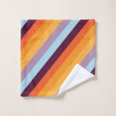 ダイアナルレトロレインボー バスタオルセット (ウォッシュタオル)