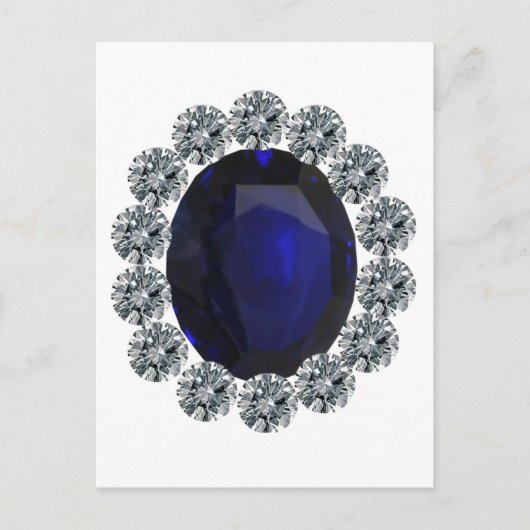 ダイアナ女性婚約指輪 案内ポストカード (正面)