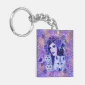 ダイアナ女神アートバイレネ キーホルダー (正面左)