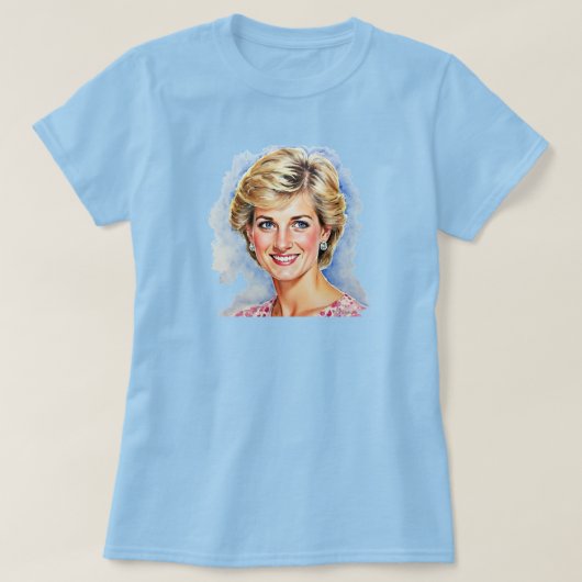 ダイアナ妃 Tシャツ (デザイン正面)