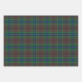 ダイアナ狩りファッションプリンセスタータンチェックプレイド ラッピングペーパーシート (正面)