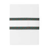 ダイアナ狩りファッションプリンセスタータンチェックプレイド 招待状ベリーバンド (裏面例)