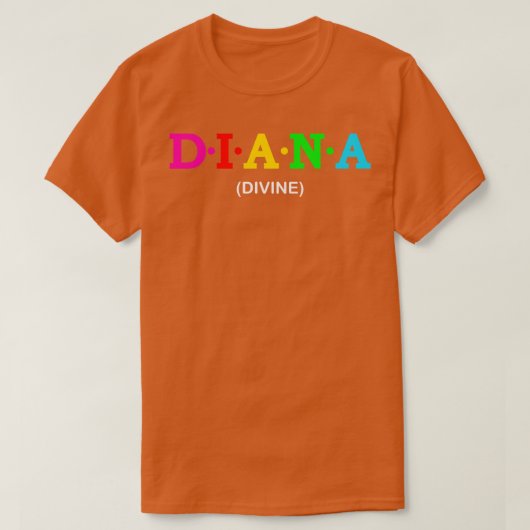 ダイアナ神 Tシャツ (デザイン正面)