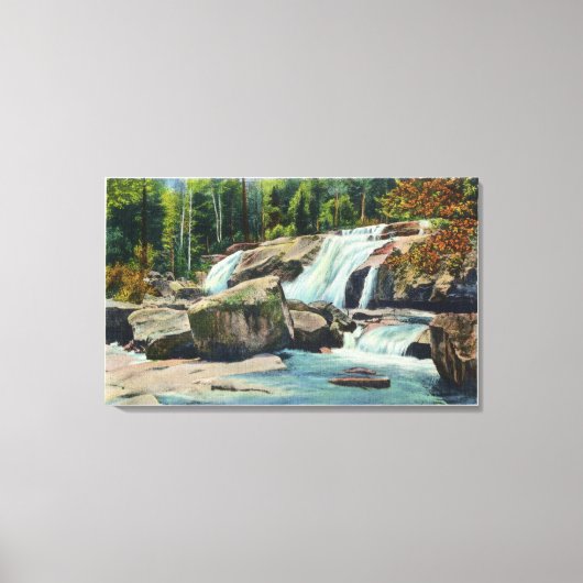 ダイアナ風呂の景色 キャンバスプリント (正面)