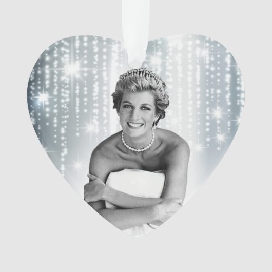 ダイアナ、ウェールズプリンセス1990年様式化 オーナメント (正面)