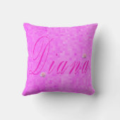 ダイアナ・ガールズ・ネーム・ロゴ、 クッション (裏面)