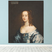 ダイアナ・グレイ伯爵夫人肖像画 キャンバスプリント (インサイチュ (ウッドフロア))