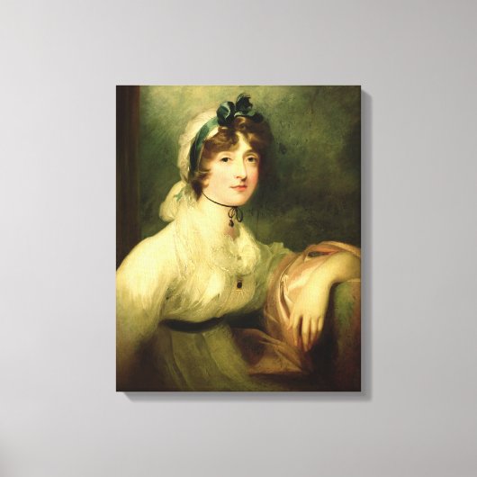 ダイアナ・スタルト、その後のレディ・ミルナー、1800-05 キャンバスプリント (正面)