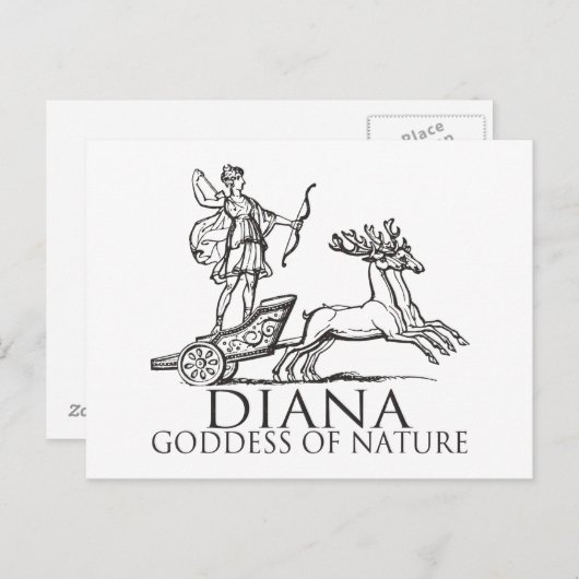 ダイアナ ポストカード (正面/裏面)