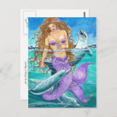 ダイアナ・マーティンに喜びに囲まれる ポストカード (正面/裏面)