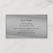 ダイアモエレガントンドアピール銀の名刺 名刺 (裏面)