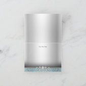 ダイアモエレガントンドブルーサンキューカード サンキューカード (内部)