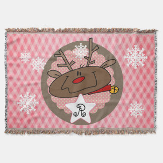 ダイアモンズアンドドットトインデナーホリデースロー スローブランケット