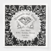 ダイアモンズアンドパールパーティーテーマナプキンス (正面)