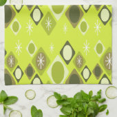 ダイアモンズオバルズスターバストシャルトレウス キッチンタオル (折り畳み)