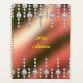 ダイアモンズカッパーサテンカスタムプランナー プランナー手帳 (正面)