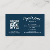 ダイアモンズジュエラージュエリーストアロゴ 名刺 (裏面)