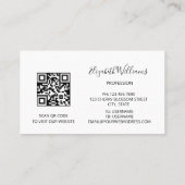 ダイアモンズジュエラージュエリーストアロゴ 名刺 (裏面)