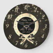 ダイアモンズスターズ結婚ボウ50周年記念 ラージ壁時計 (正面)