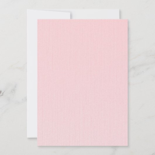 ダイアモンズピアスヴィンテージエレガントピンク50誕生日 招待状 (裏面)