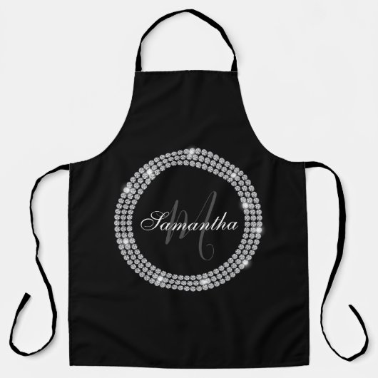 ダイアモンズモノグラム エプロン (正面)