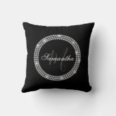 ダイアモンズモノグラム クッション (裏面)