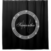 ダイアモンズモノグラム シャワーカーテン (正面)