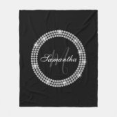 ダイアモンズモノグラム フリースブランケット (正面)