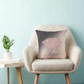 ダイアモンズリップグラデーションバラ金ゴールド クッション (椅子)