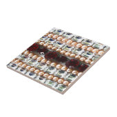 ダイアモンズRhinestones真珠ヴィンテージジュエリー タイル (側面)