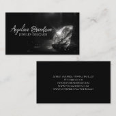 ダイアモンドきらめくジュエラージュエリーデザイナーカード 名刺 (正面/裏面)