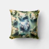 ダイアモンドのハート クッション (正面)