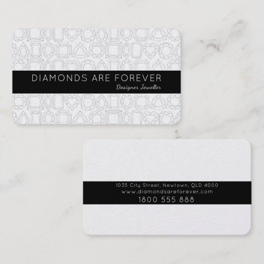 ダイアモンドの名刺 名刺 (正面/裏面)