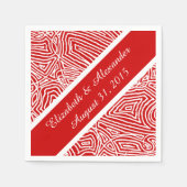 ダイアモンドの落書き スタンダードカクテルナプキン (正面)